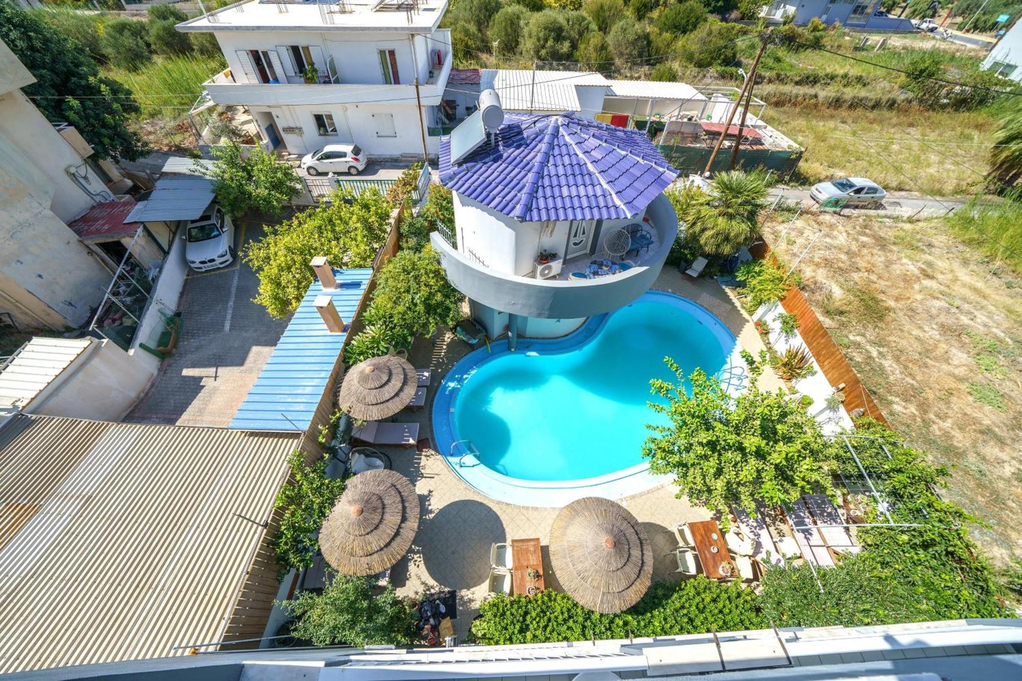 Rodi Blue Apartments Amudára Laszithiu Kültér fotó