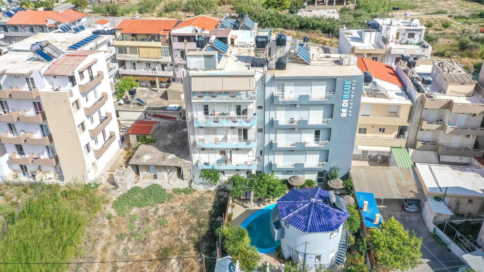 Rodi Blue Apartments Amudára Laszithiu Kültér fotó